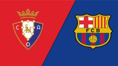مباراة برشلونة أمام أوساسونا في نصف نهائي كأس السوبر الإسباني