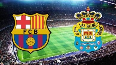 مباراة برشلونة أمام لاس بالماس في الدوري الإسباني